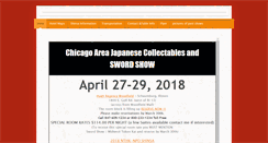 Desktop Screenshot of chicagoswordshow.com