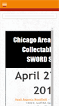 Mobile Screenshot of chicagoswordshow.com